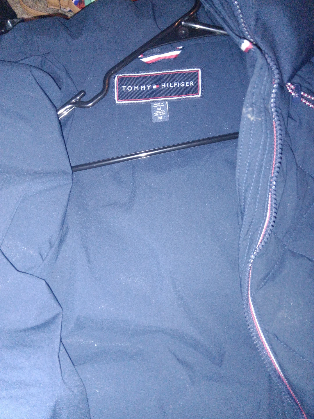 Tommy Hilfiger Navy Blue Puffer Coat - Size M - photo 3