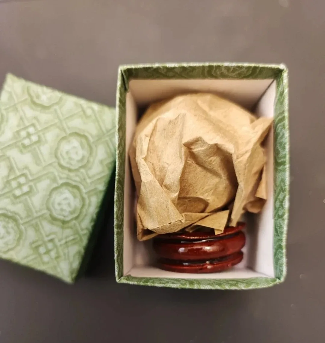 Birds Glass Ball with Stand & Box image indicator(5)