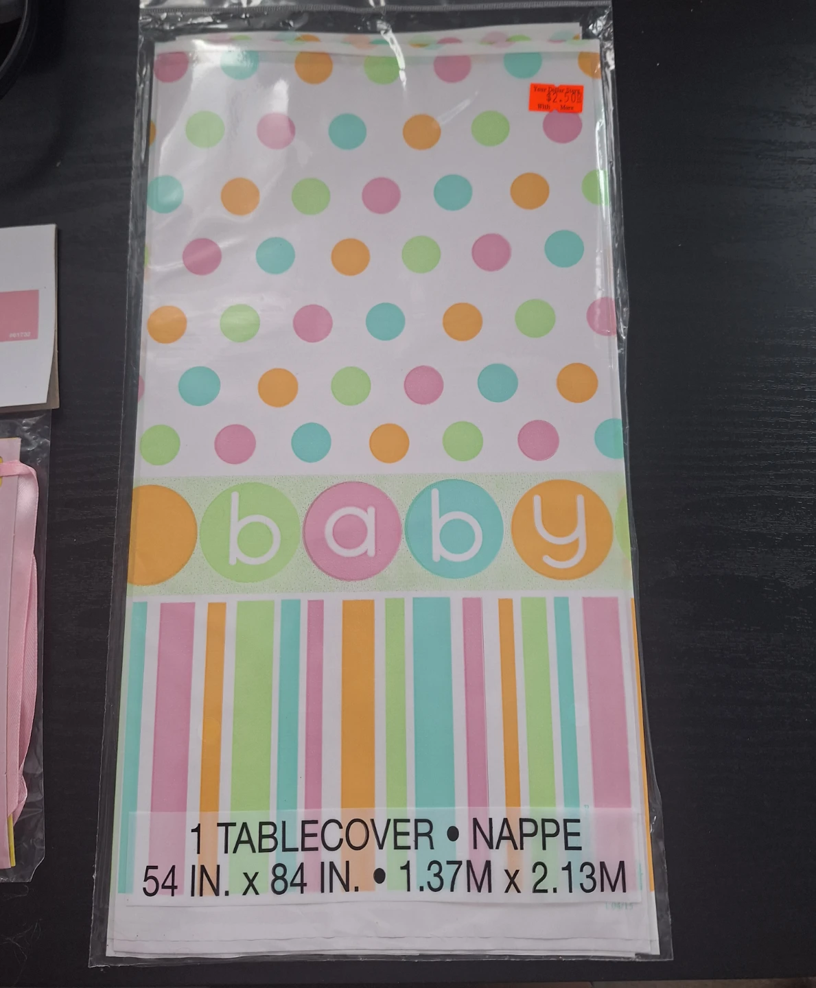 #Freecycle Baby Shower Tablecover, Banner, and Wrapping paper - photo 3