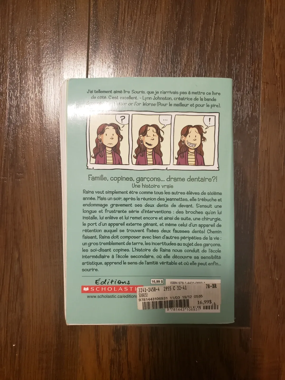 Souris! by Raina Telgemeier FRENCH image indicator(2)