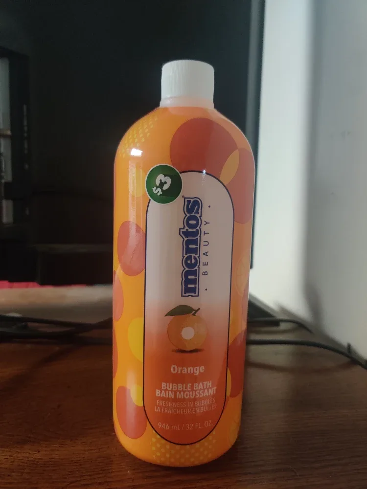 Mentos Beauty Orange Bubble Bath - 946 mL