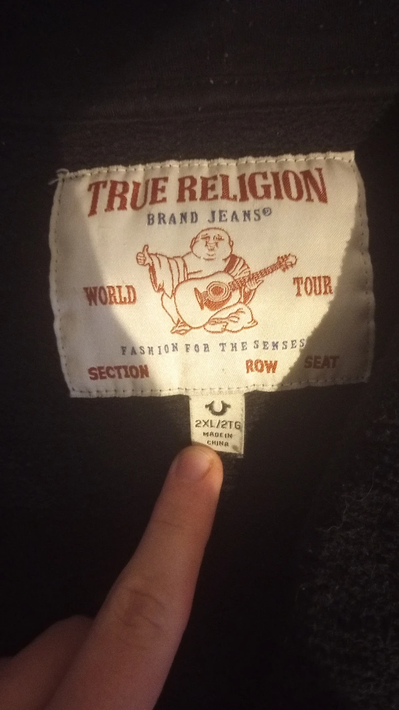 Authentic true religion hoodie 2 xl - photo 3