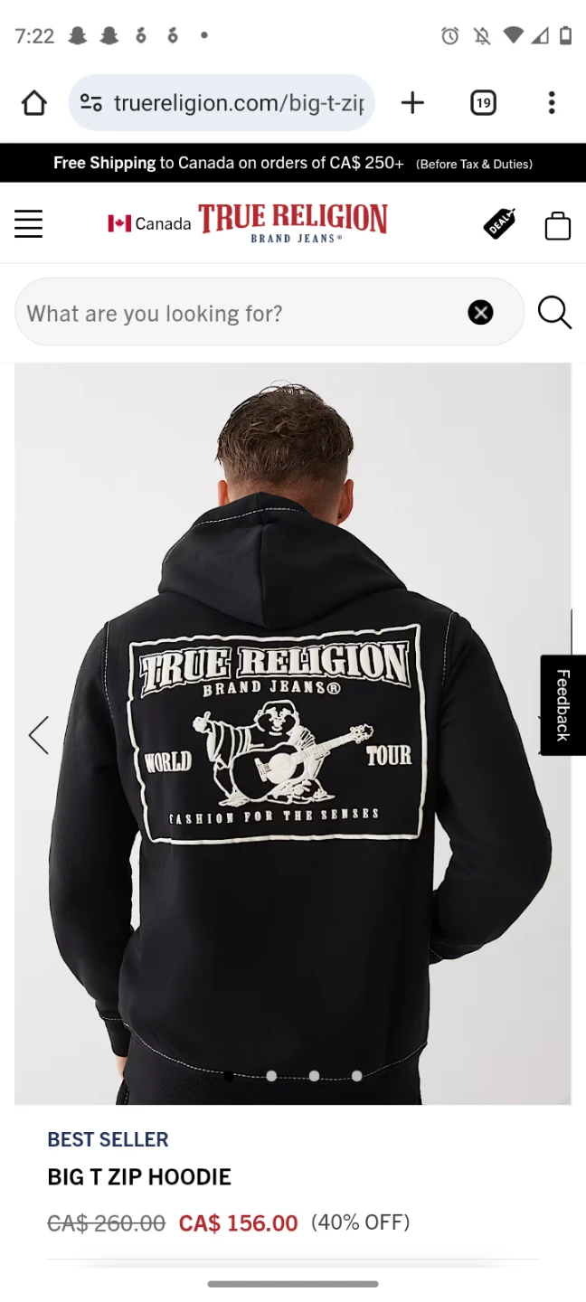 Authentic true religion hoodie 2 xl - photo 4