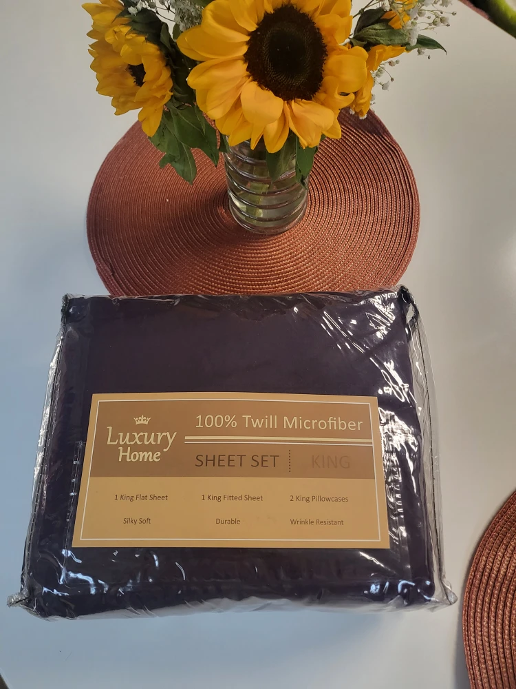 Luxury Home King Sheet Set - New - photo 2