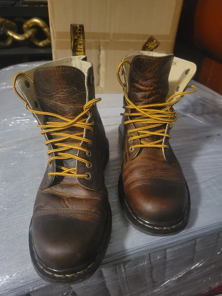 Dr. Martens Brown Leather Boots