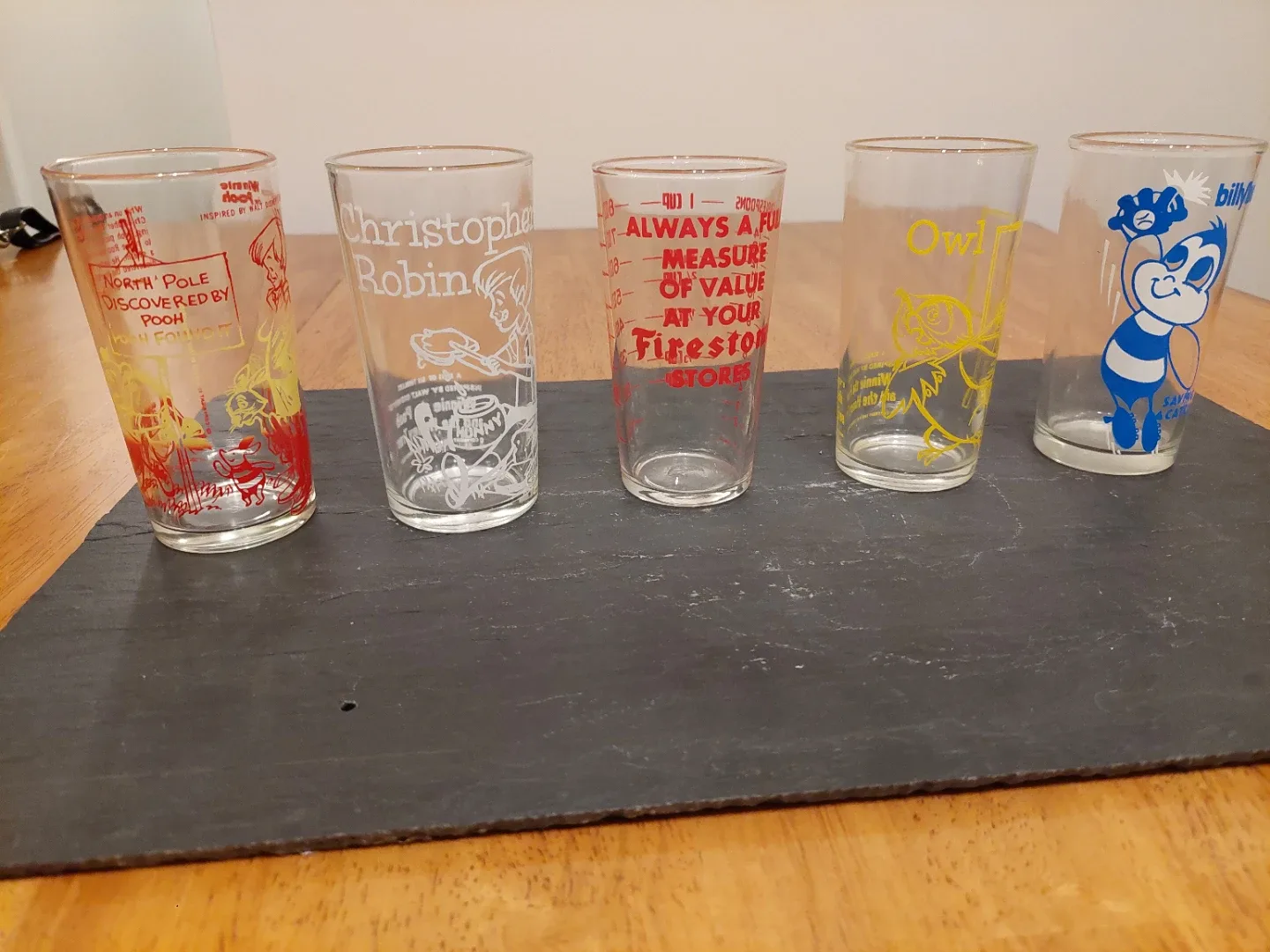 Vintage Cartoon Character Drinking Glasses - Set of 5 image indicator(4)