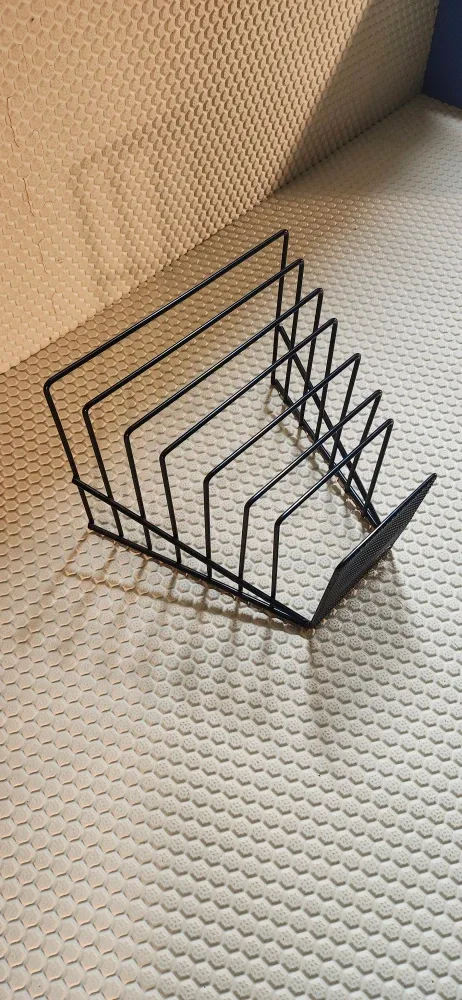 Black Metal File Organizer