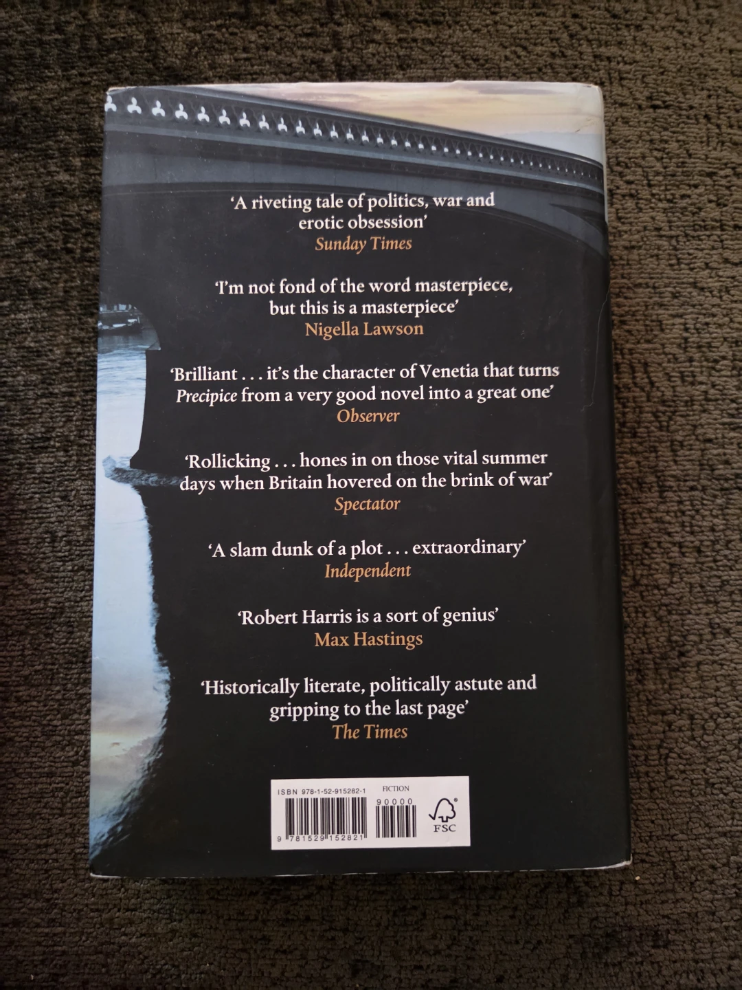 Precipice by Robert Harris - Book - photo 2