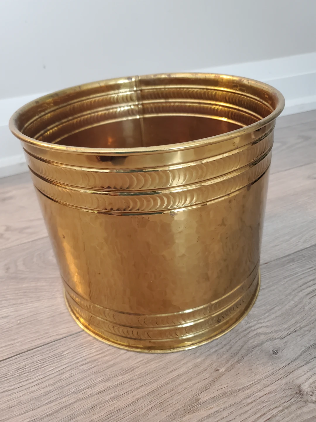 Vintage Brass Planter