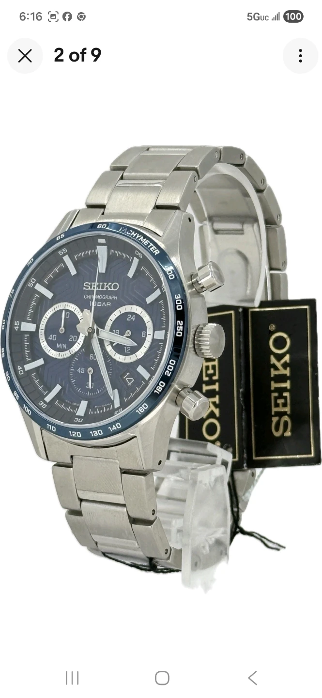 Seiko Chronograph 10 BAR Watch