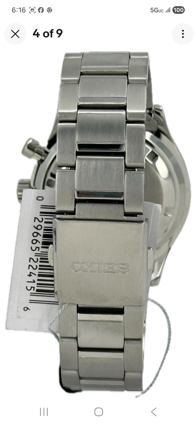 Seiko Chronograph 10 BAR Watch - photo 2