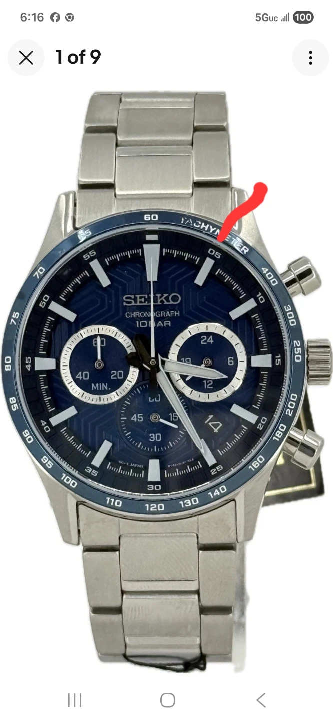Seiko Chronograph 10 BAR Watch - photo 3