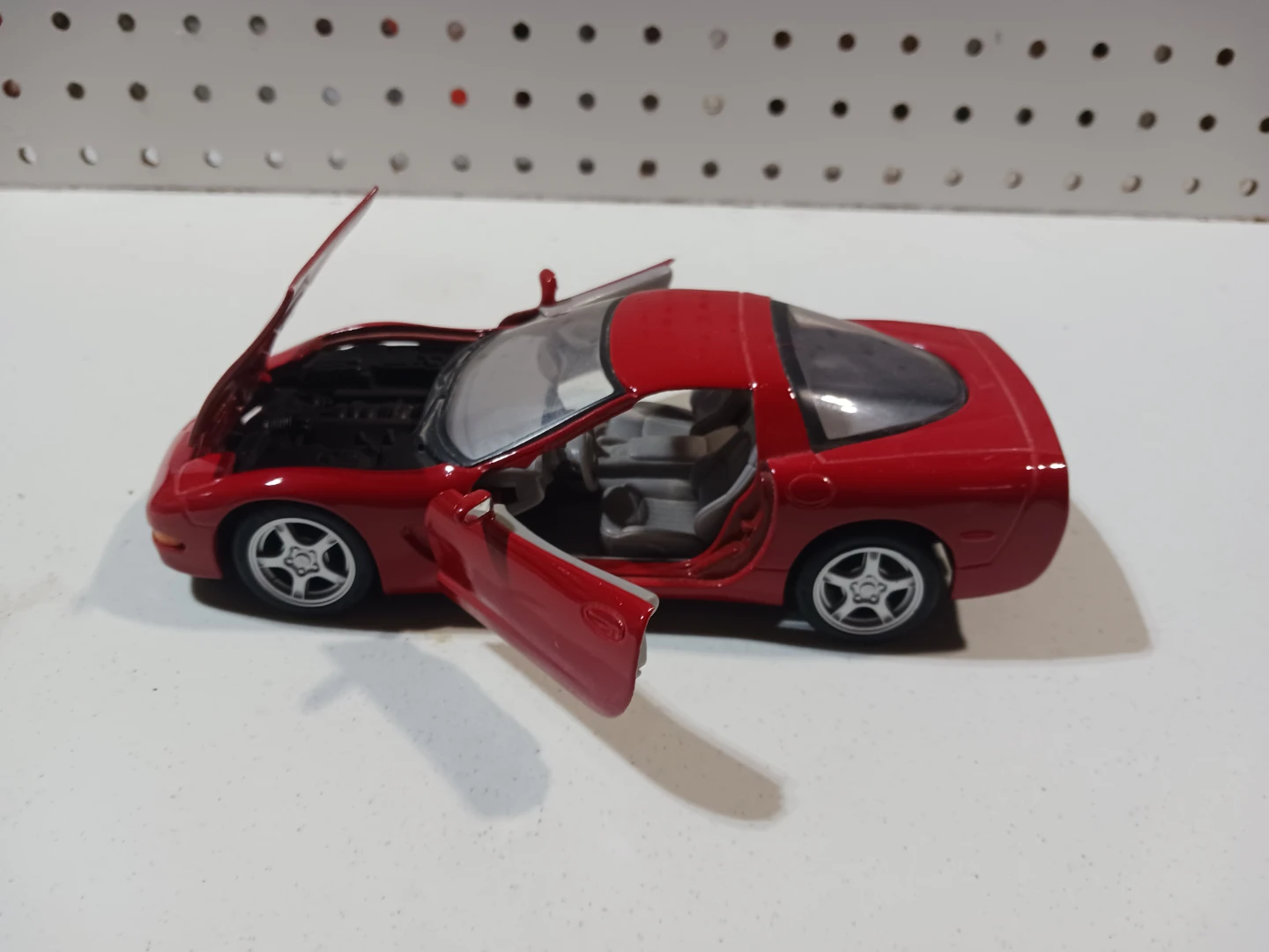 Red Corvette Diecast Model Car