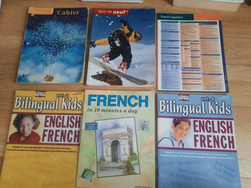 French Learning Books Bundle #cleanout image indicator(6)