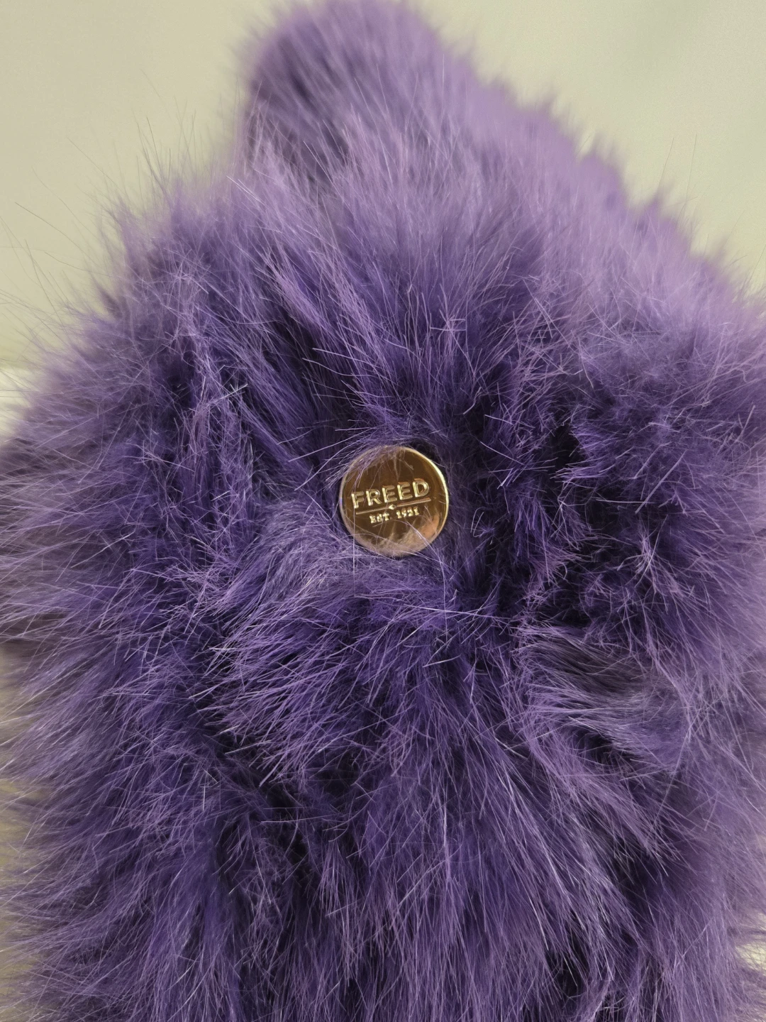 Freed London Purple Faux Fur Bag - photo 2