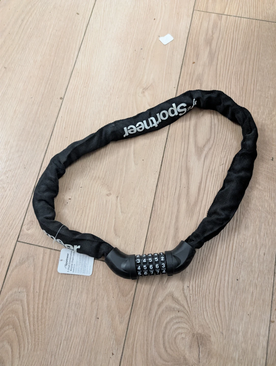Sportneer Bike Lock Chain - Black - photo 3