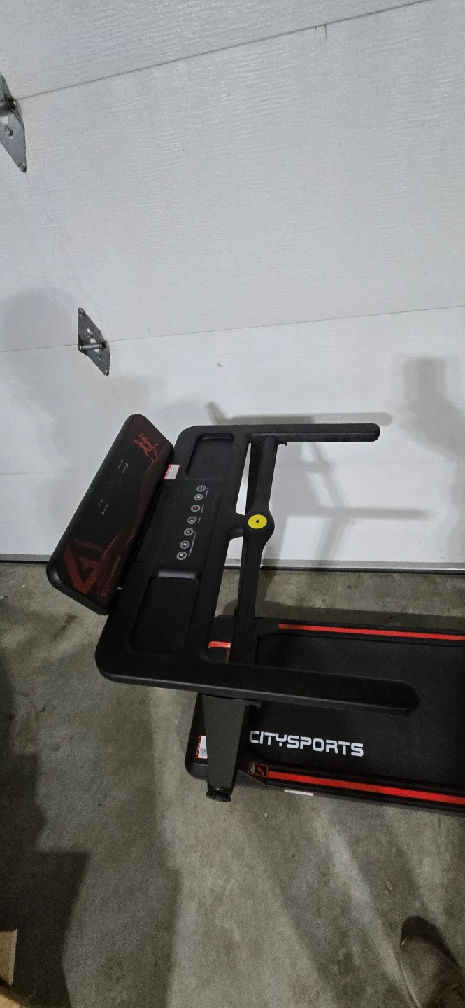 Citysports Treadmill - Black & Red