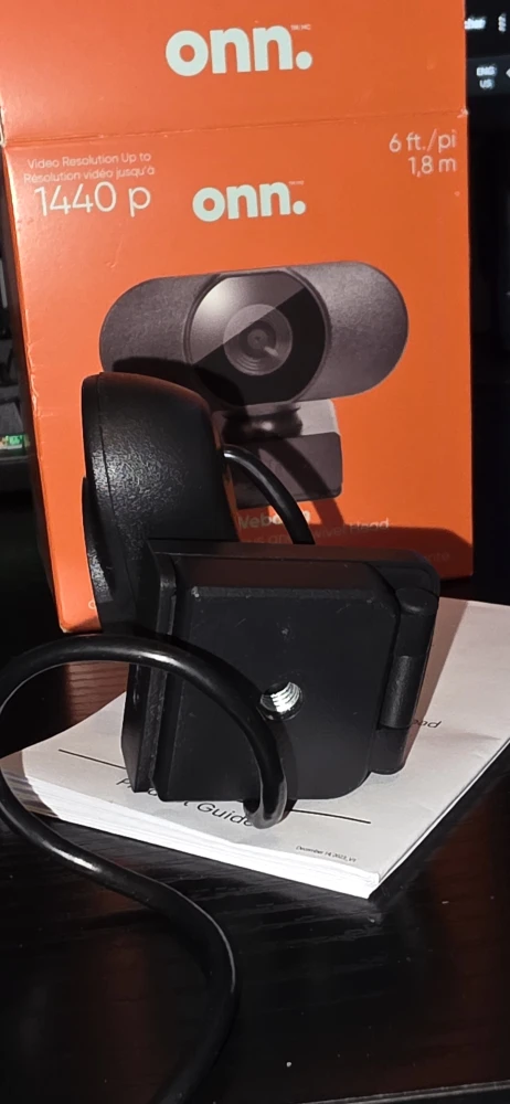 onn. 1440p Webcam with Autofocus and swivel head - photo 5