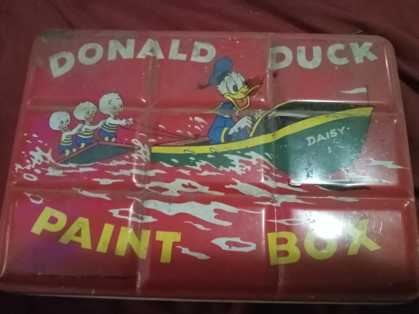 Vintage Donald Duck Paint Box