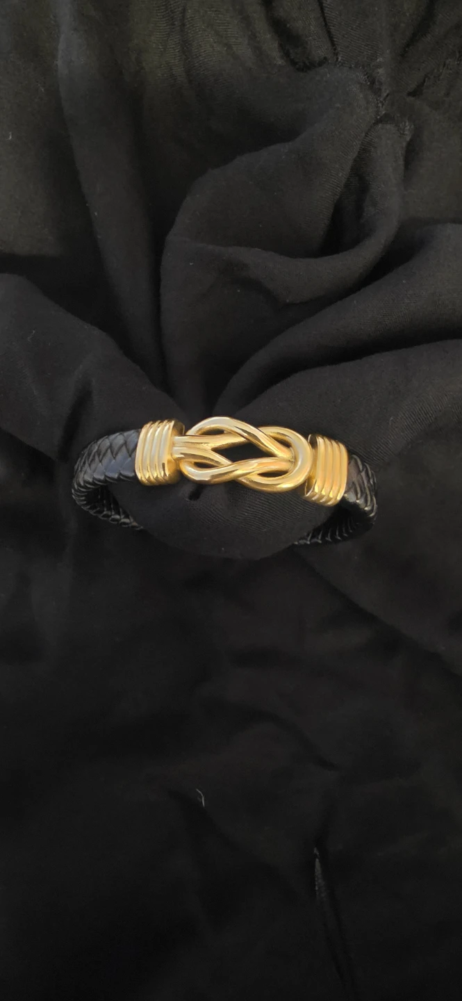 Knot Leather Bracelet - photo 2