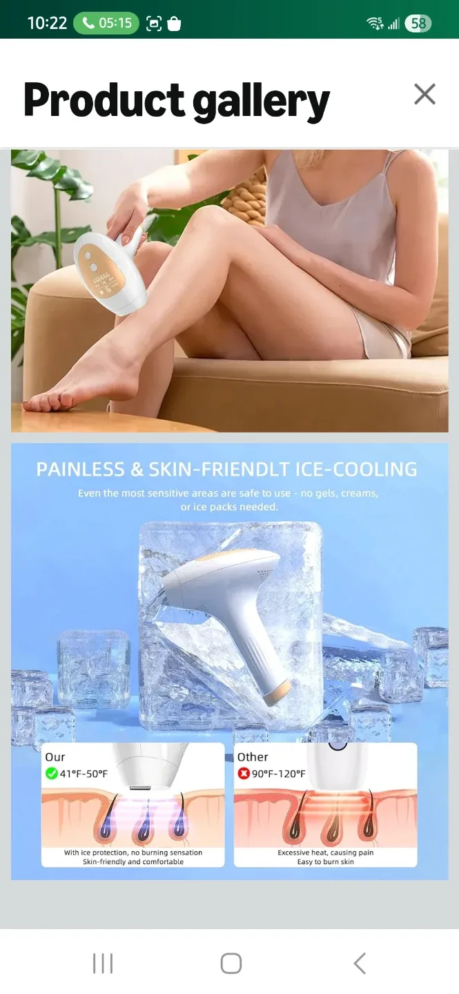 Hair Removal Device image indicator(7)