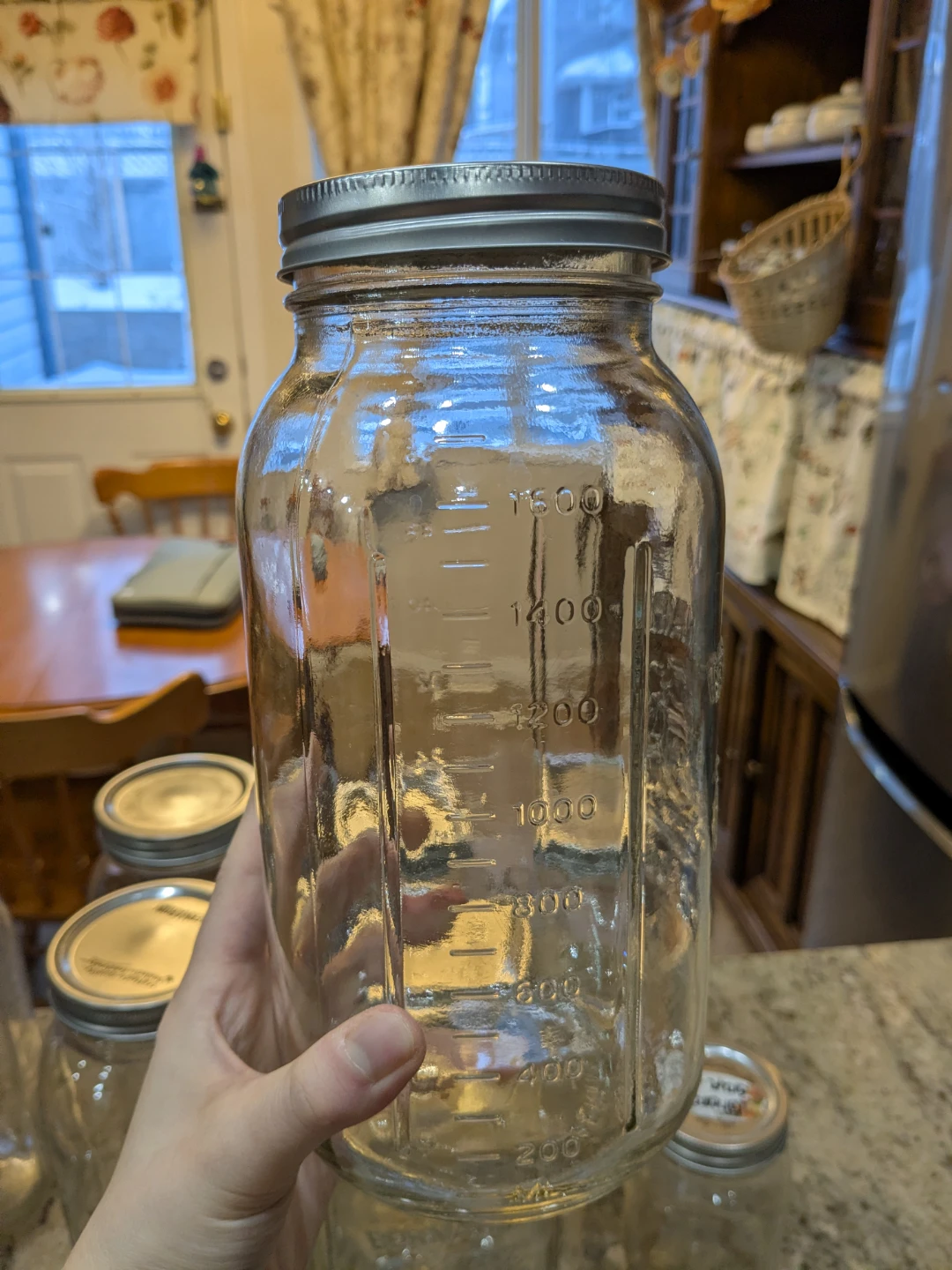 Large Bernardine Mason jars - photo 3