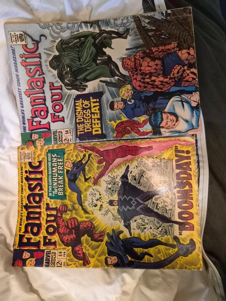 Fantastic Four Comic Books - Issue #58 & #59