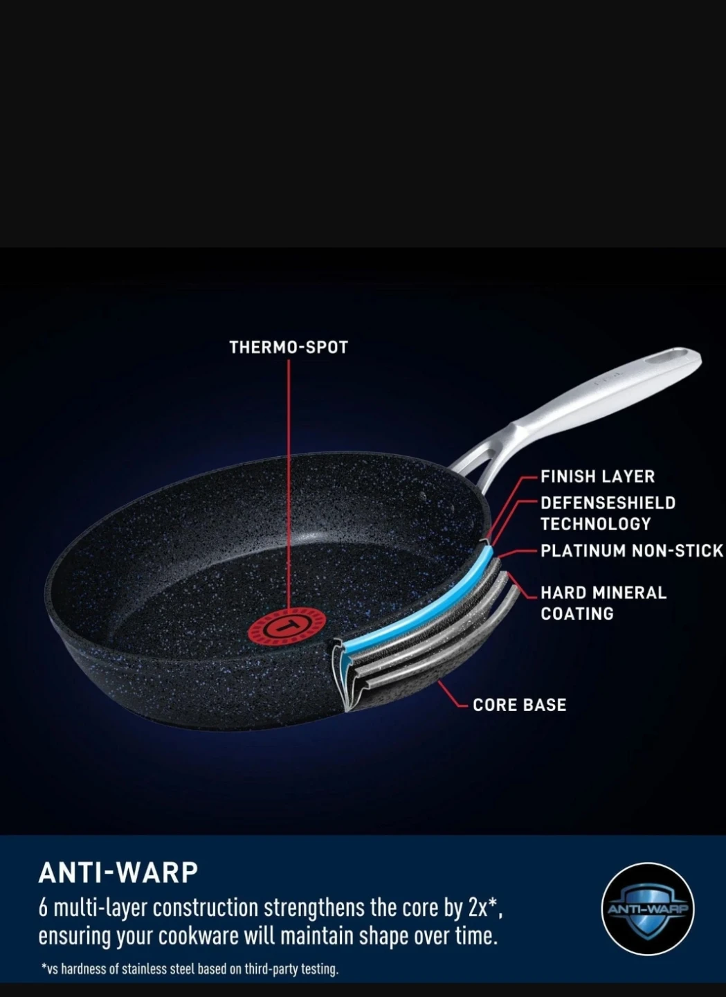 T-fal 12" Frypan - Hard Mineral Coating - photo 4