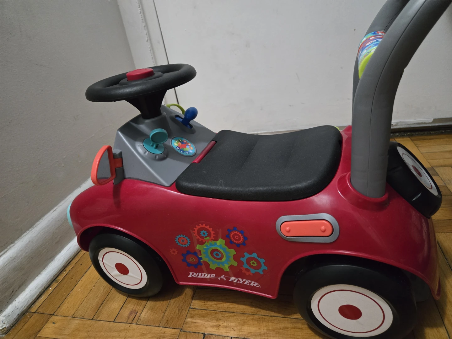 Radio Flyer Push & Play Ride-On - Red - photo 3