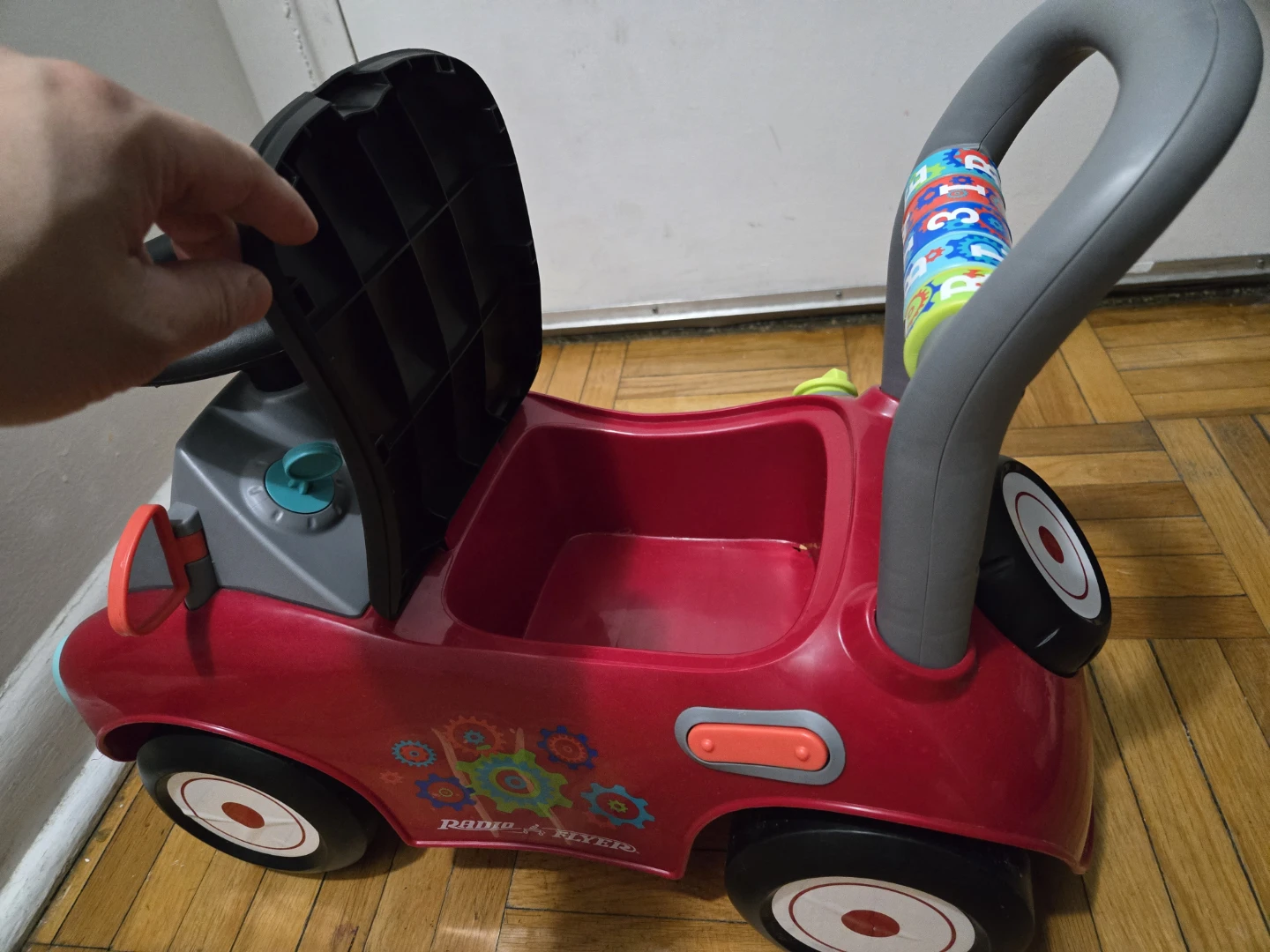 Radio Flyer Push & Play Ride-On - Red - photo 4