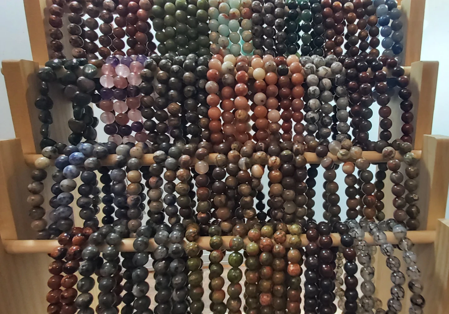 All natural stone bracelets