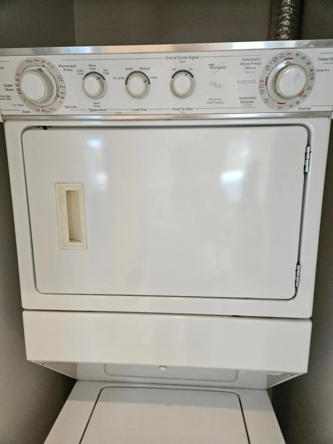 Whirlpool Stackable Washer & Dryer image indicator(4)