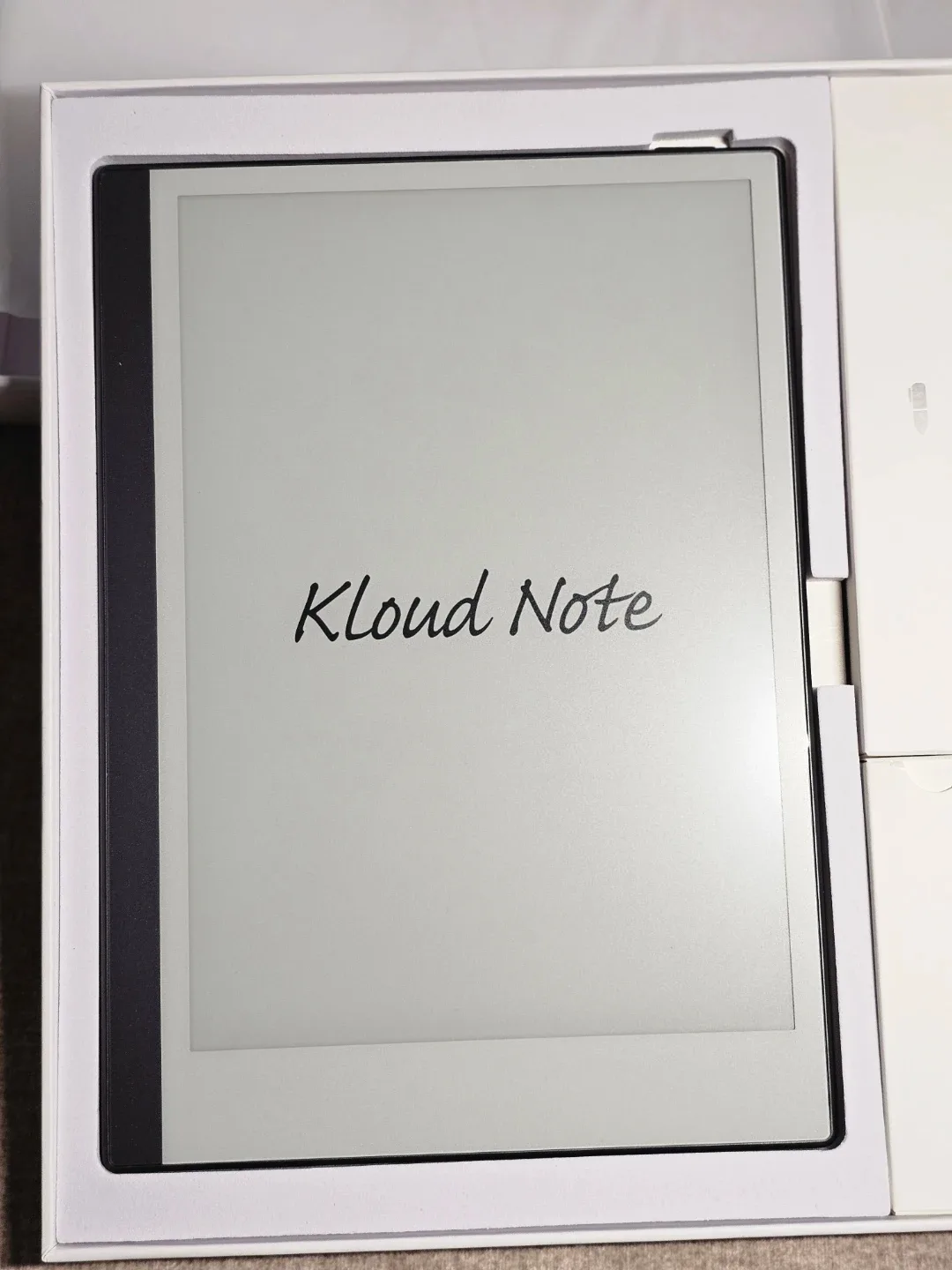 Kloud Note e-reader image indicator(2)