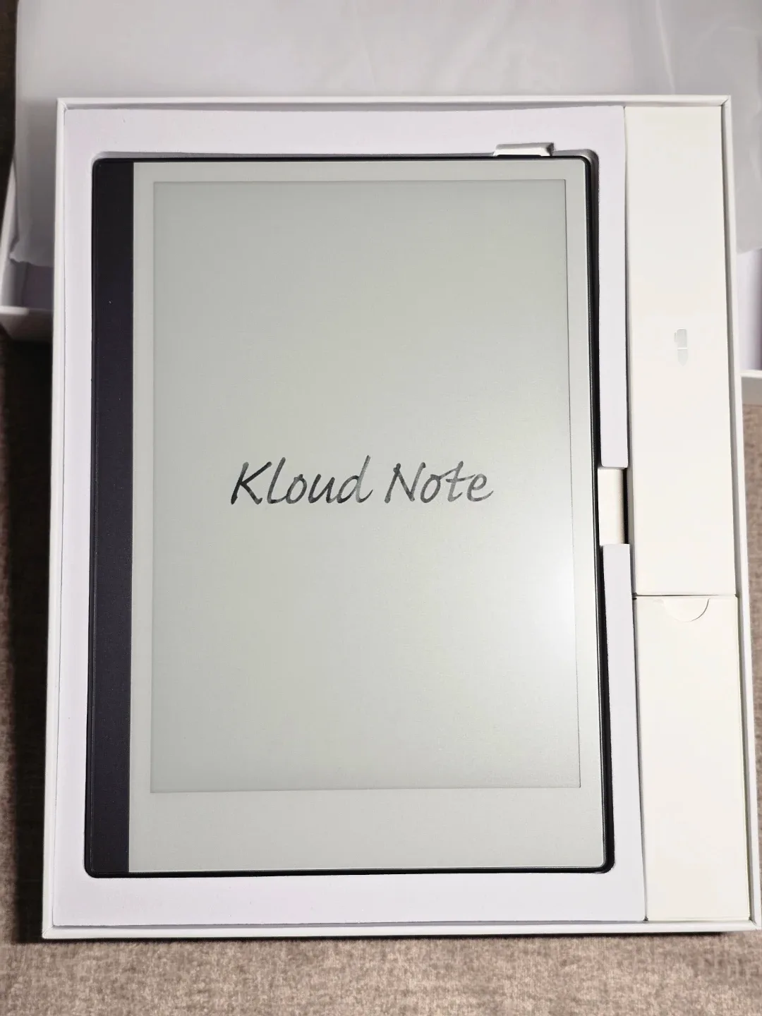 Kloud Note e-reader image indicator(3)