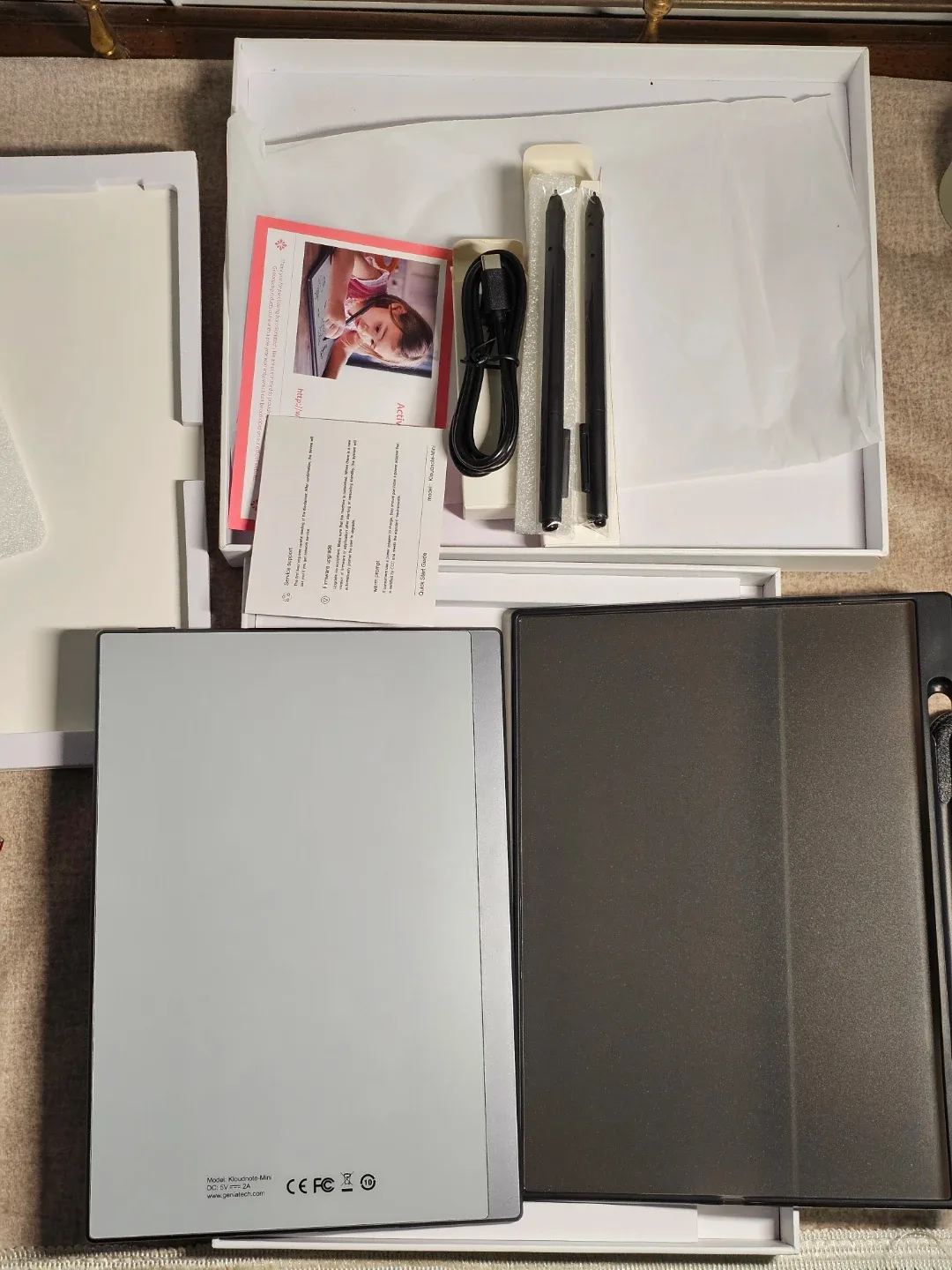 Kloud Note e-reader image indicator(6)