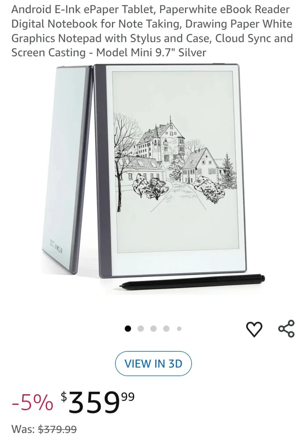 Kloud Note e-reader image indicator(7)