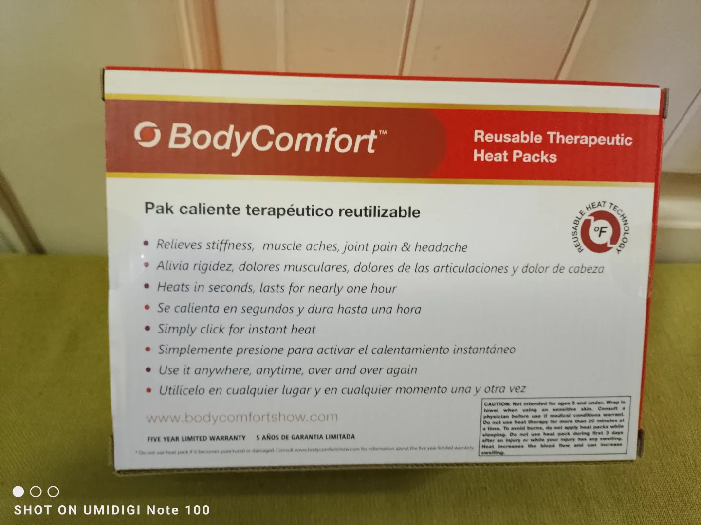 🆕 BodyComfort (Reusable) Therapeutic Heat Packs - #Cleanout image indicator(3)
