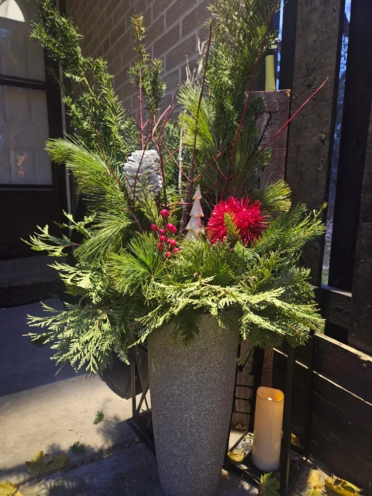 Outdoor Winter Planter