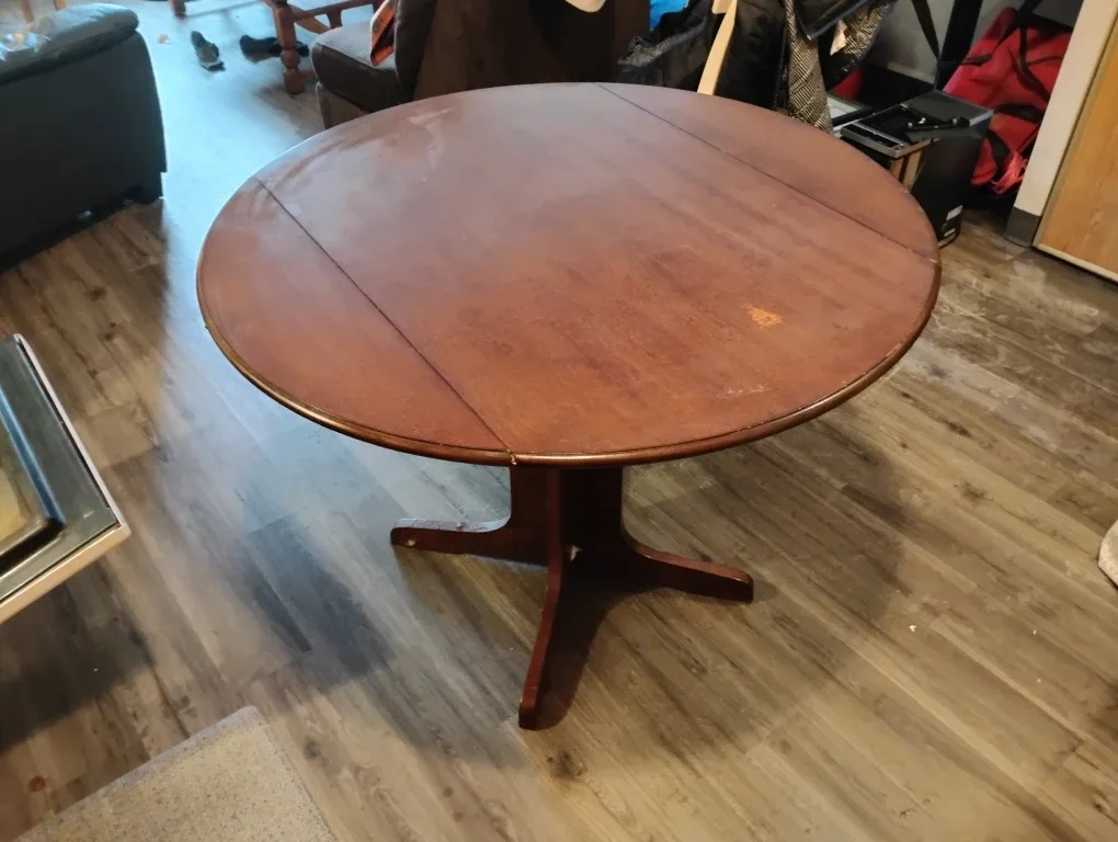 Round Wooden Dining Table