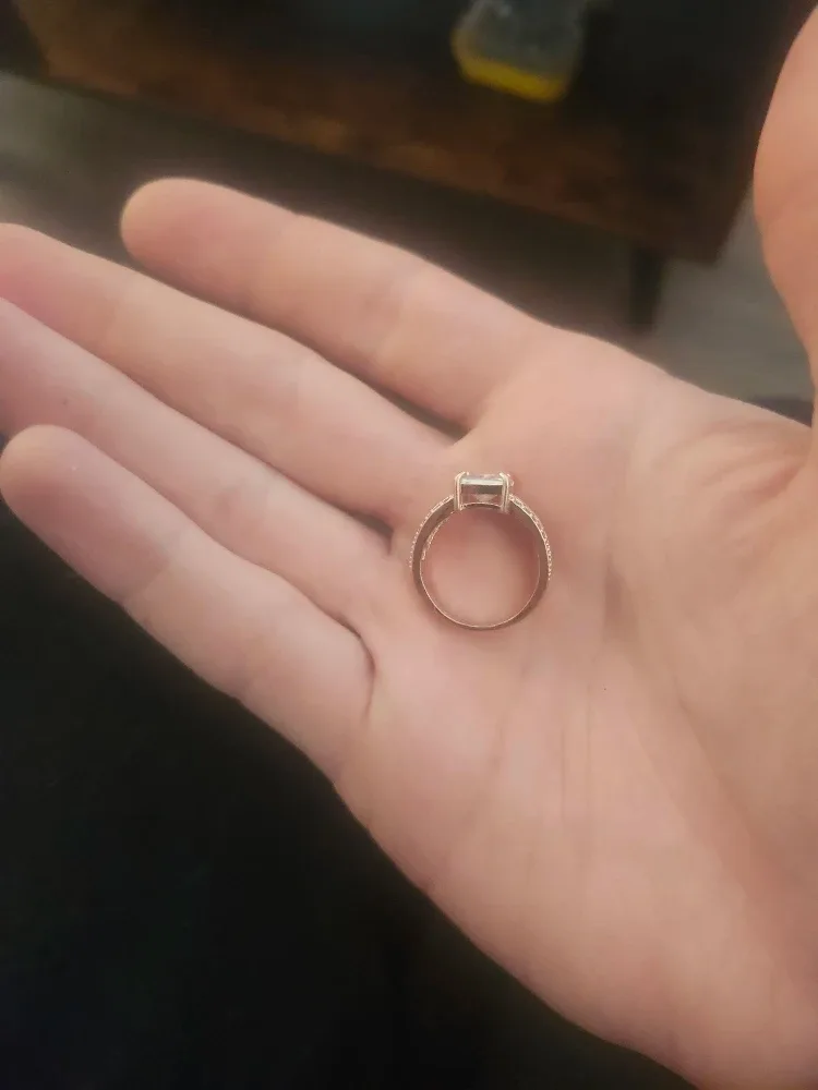 Ring with Clear Stone