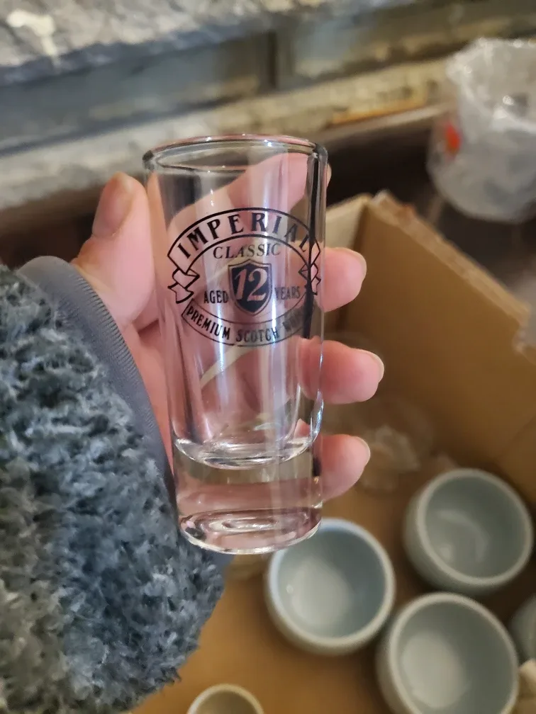 Imperial Classic 12 Year Scotch Shot Glasses set of 6 #Cleanout