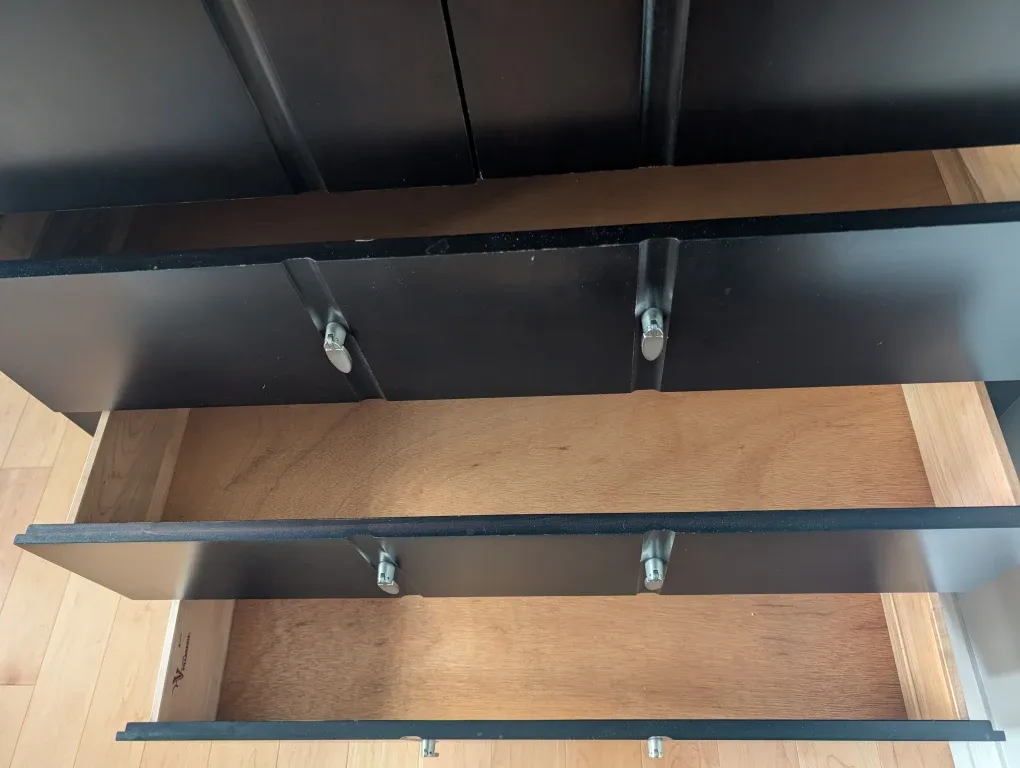 Dark Cherry Wardrobe Cabinet image indicator(2)