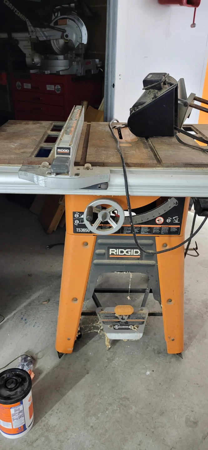 Ridgid TS3650 Table Saw - photo 2