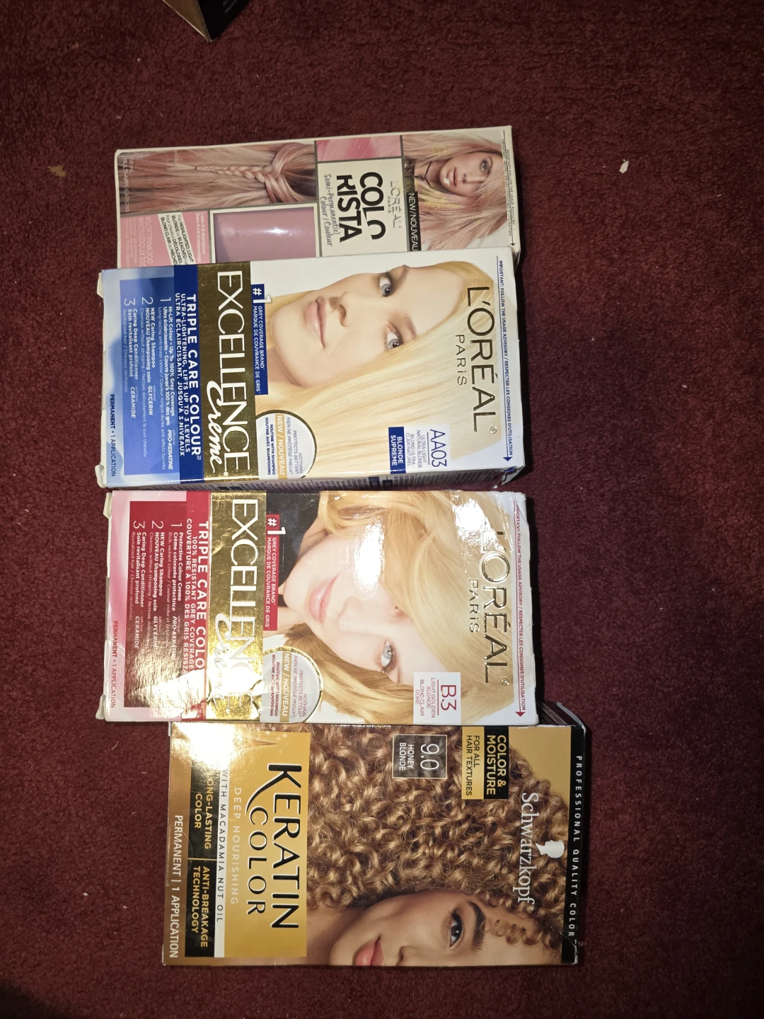 L'Oreal, Schwarzkopf Hair Dye Lot - Blonde & Honey