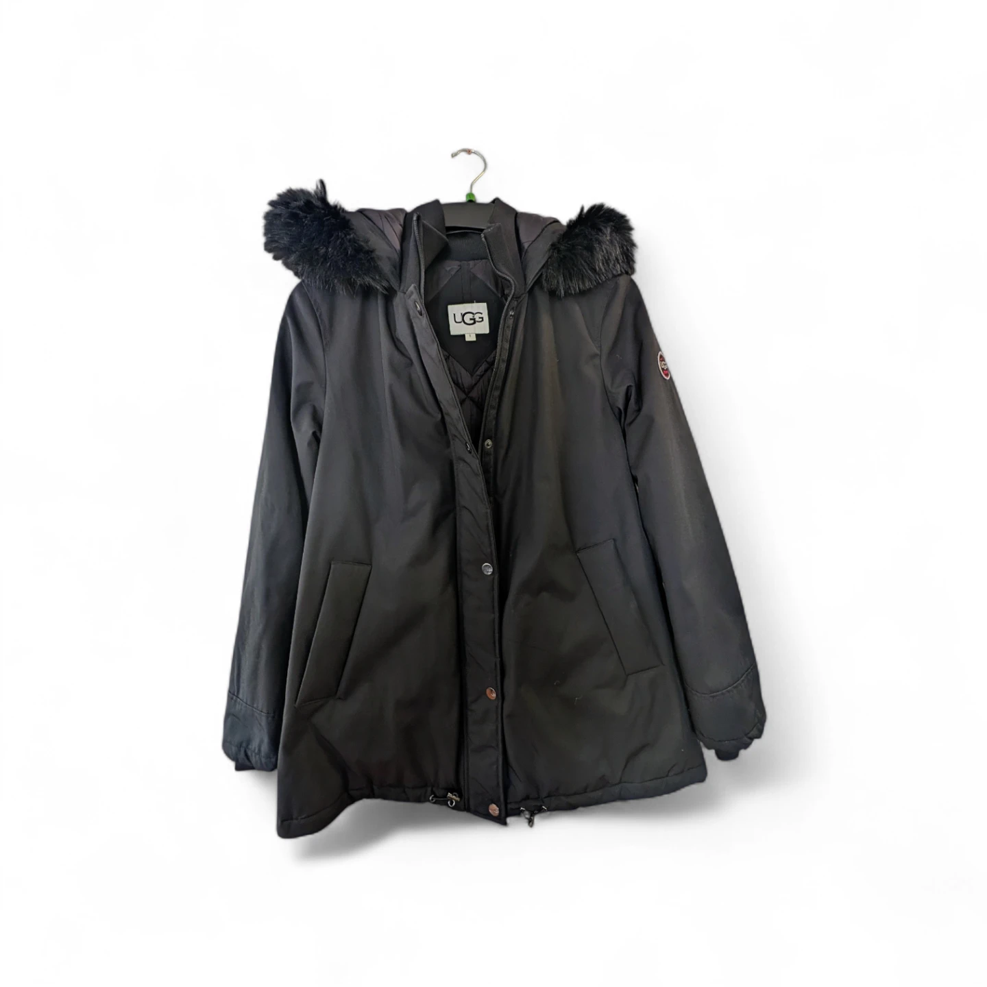 UGG Black winter coat -size small