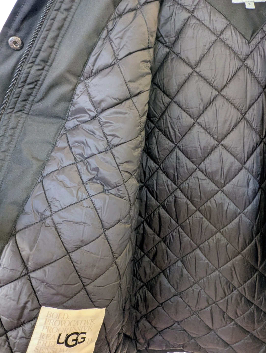UGG Black winter coat -size small - photo 3