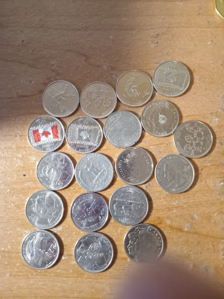 CANADIAN AND AMERICAN NON-KING CHARLES 3RD COINS