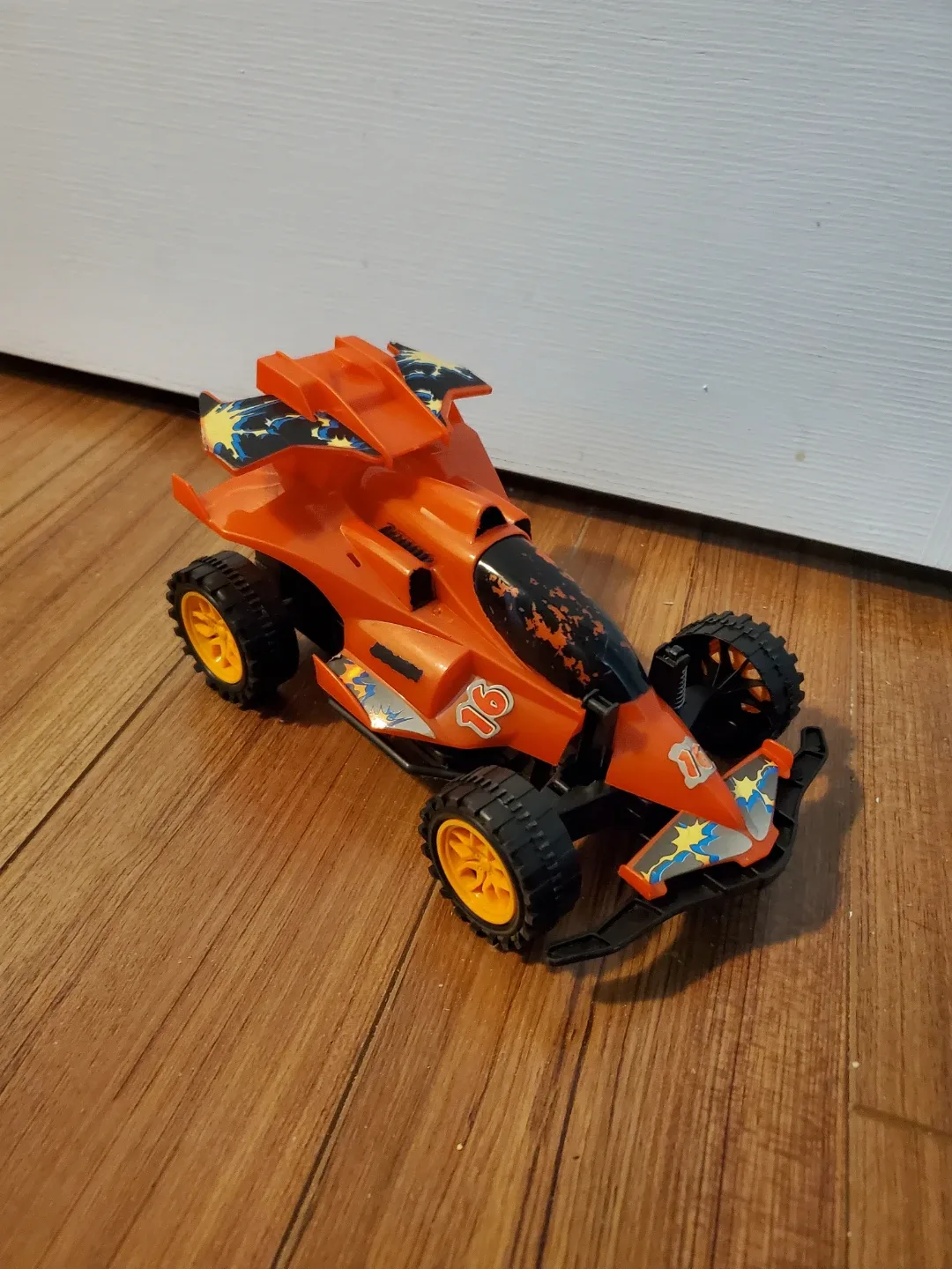Orange RC Race Car #cleanout