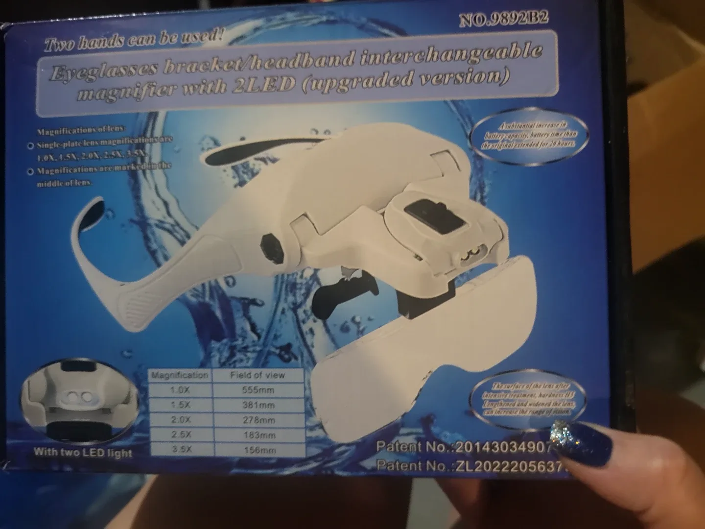 Headband Magnifier with LED Light