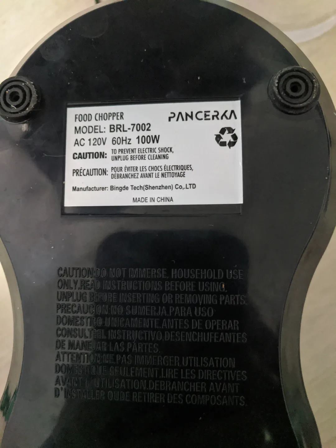 PANCHAAK Food Chopper - Black image indicator(6)